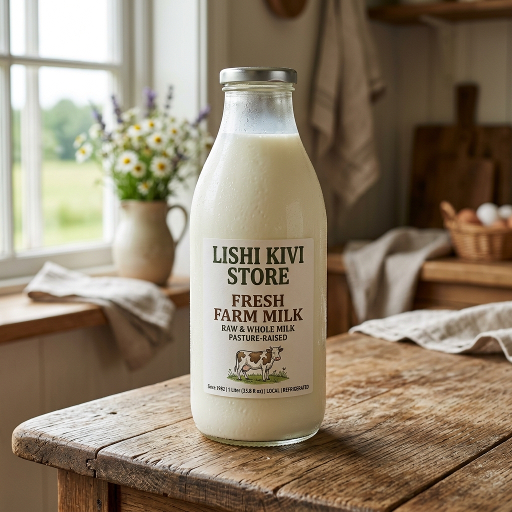 Fresh Farm Milk (பசுவின் பால்)