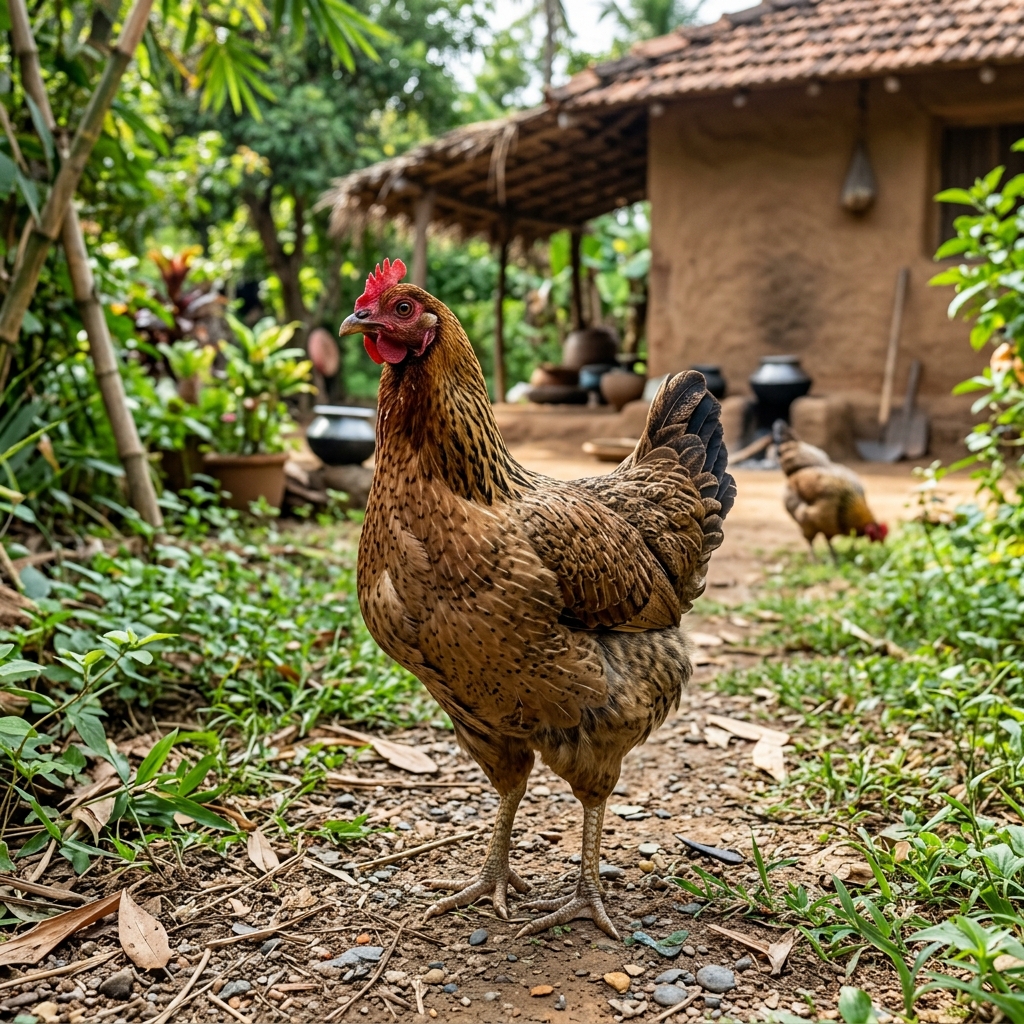Pen Kozhi - Country Hen (பெண் கோழி / நாட்டு பெண் கோழி)