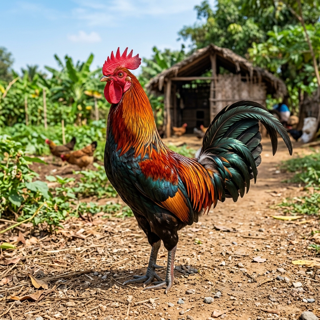 Seval Kozhi - Country Rooster (சேவல் கோழி / நாட்டு சேவல்)
